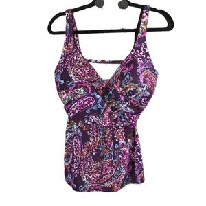LANDS’ End Tankini EUC 14